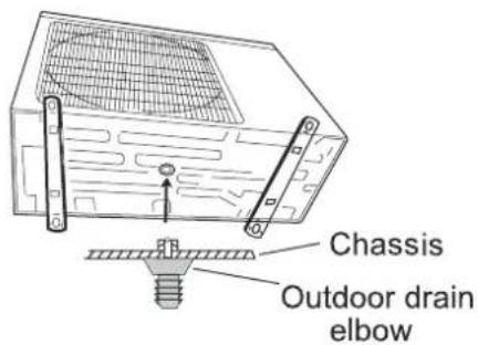 Chassis Outdoor drain elbow