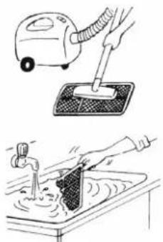MITSUBISHI MSZ-WG20VA-H1 - Use a cleaner to clean or use water to wash. - 1