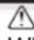 MITSUBISHI MSZ-WG20VA-H1 - Warning - 2