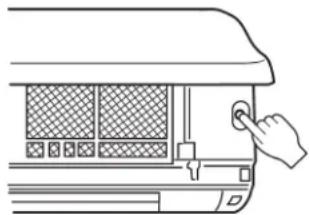 MITSUBISHI MSD-CF09VB-H1 - Press the Emergency operation switch. - 1