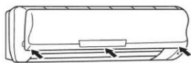 MITSUBISHI MSD-CF09VB-H1 - 前面板的安装 - 2