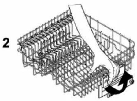 BLANCO BSID4610X - ADJUSTING THE UPPER BASKET - 2