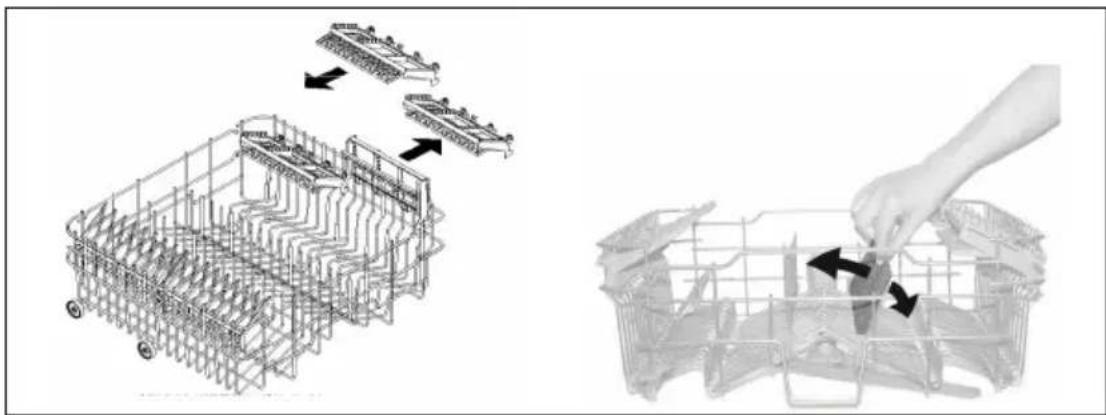 BLANCO BFID469X - Accessories on upper basket: - 2