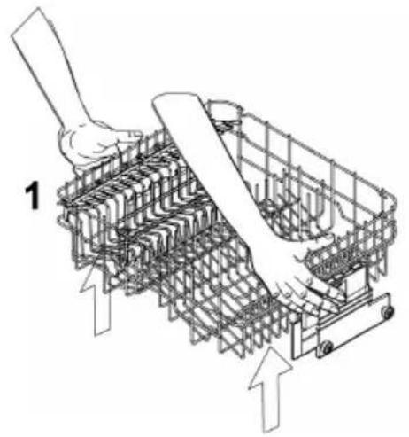 BLANCO BFID469X - ADJUSTING THE UPPER BASKET - 1