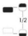 BLANCO BDW3458X - 5.) 1/2 Half Load Button - 2