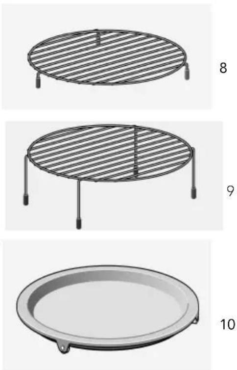 NORDMENDE NM451IX - Names of Oven Parts and Accessories - 2