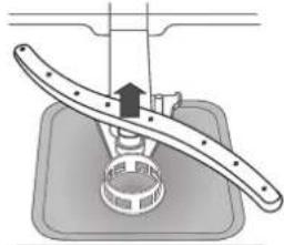 WHIRLPOOL WFO 3P33 DL UK - CLEANING THE SPRAY ARMS - 2