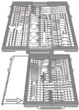 WHIRLPOOL WFO 3P33 DL UK - CUTLERY RACK - 2