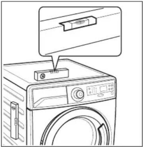 ELECTROLUX EWF12932 - It is important that your washing machine stands firm and level on the floor to ensure correct operation. - 1