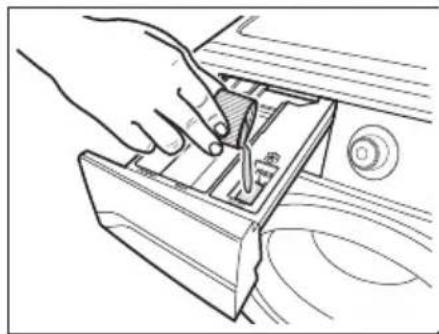 ELECTROLUX EWF12732 - Measure Out The Detergent And The Fabric Softener - 2