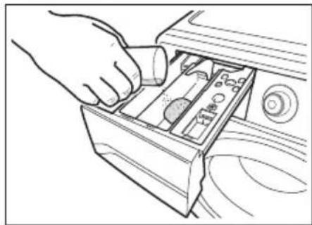 ELECTROLUX EWF10932 - Measure Out The Detergent And The Fabric Softener - 1