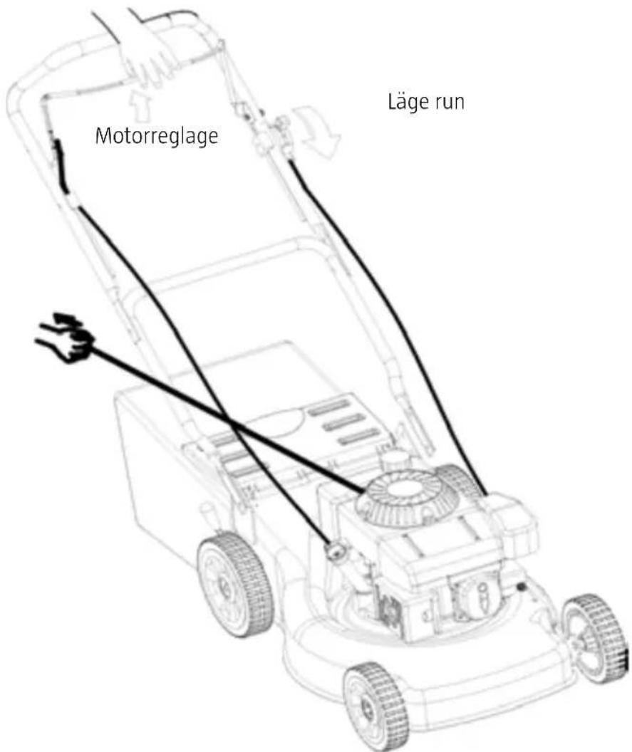 Motorreglage Läge run