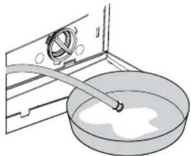 BLOMBERG WMT 8320 S - 排空所有残留的水,并清洁水泵过滤器 - 3