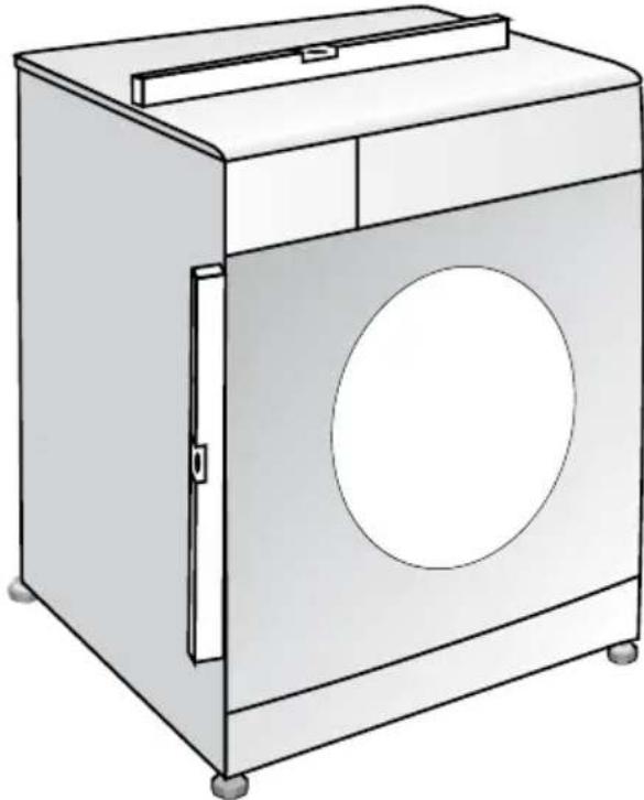 BLOMBERG WMT 8320 S - Adjusting the feet - 1