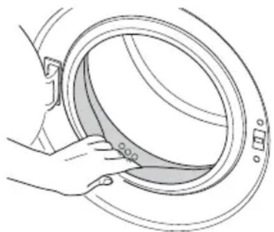 BLOMBERG WMT 8320 S - Cleaning the loading door and the drum - 1