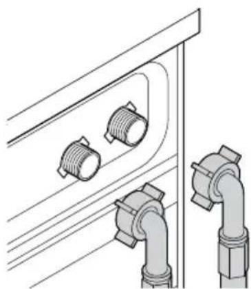 BLOMBERG WMT 8320 S - Connecting water supply - 1