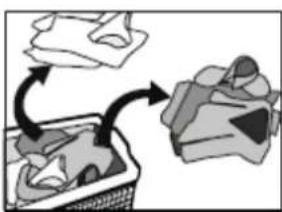 Heinner HWM-M7012A - Check if the first-washed clothes will bed decolorized. - 1