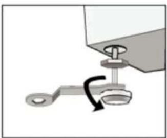 Heinner HWM-6010E - Adjusng the feet - 1