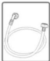 Heinner HWM-6100S - Podłączanie wężyka dopływu wody: - 1