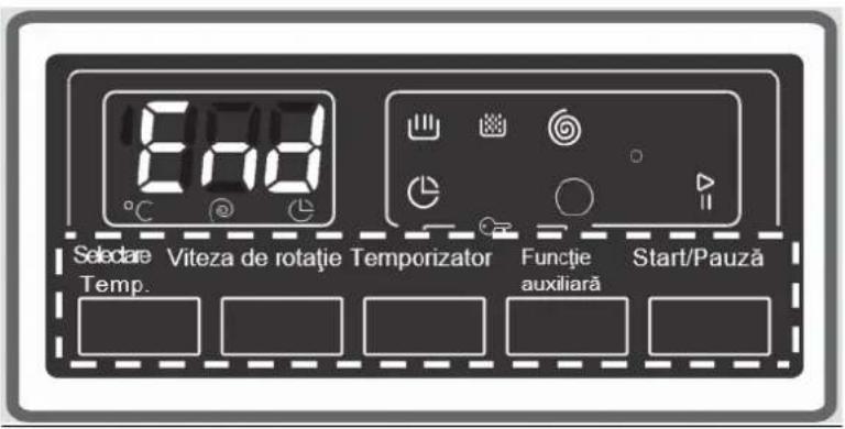 877 Selectare Viteza de rotație Temporizator Funție auxiliară Start/Pauză Temp.