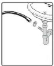 Heinner HWM-6100S - Conectarea furtunului de evacuare: - 1