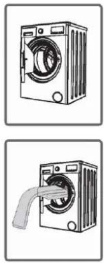 Heinner HWM-6100S - Ładowanie wsadu do pralki: - 1