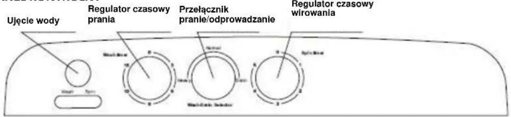 Ujęcie wody Regulator czasowy prania Przełącznik pranie/odprowadzanie Regulator czasowy wirowania Wolka Sjoc 10 20 30 40 50 60 70 80 90 100 110 120 130 140 150 160 170 180 190 200 210 220 230 240 250 260 270 280 290 300