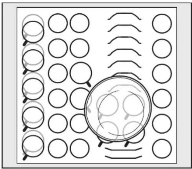 MIELE G 6305 SCU - Loading for 16 standard place settings with cutlery tray - 1