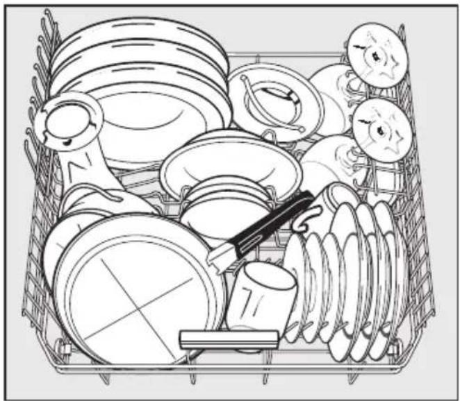 MIELE G 6305 SCU - Lower basket - 1