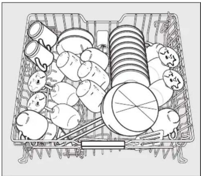 MIELE G 6305 SCU - Upper basket - 1