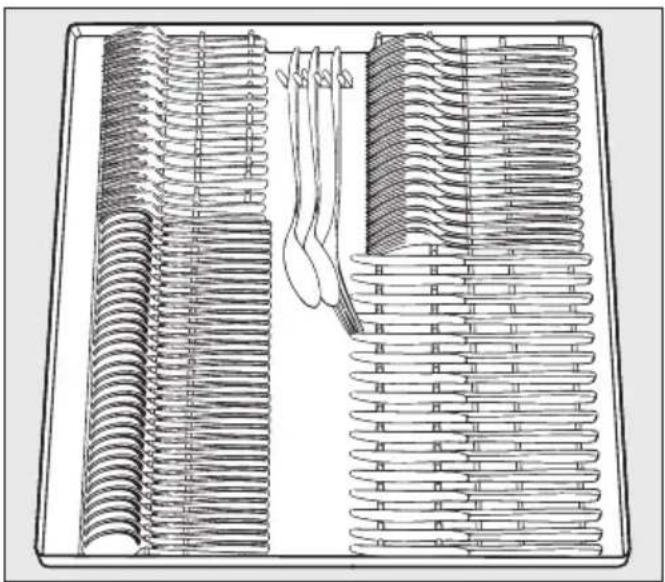 MIELE G 6305 SCU - Loading for 16 standard place settings with cutlery tray - 3