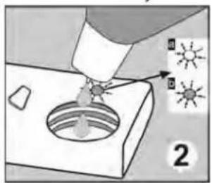 Illustration of a robotic arm interacting with a mechanical component, showing two sun icons and a numbered label (2), no text or symbols present.