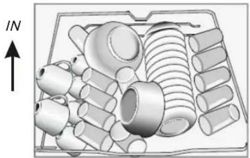 Technical illustration of a mechanical assembly with cylindrical components and threaded shafts, no text or symbols present