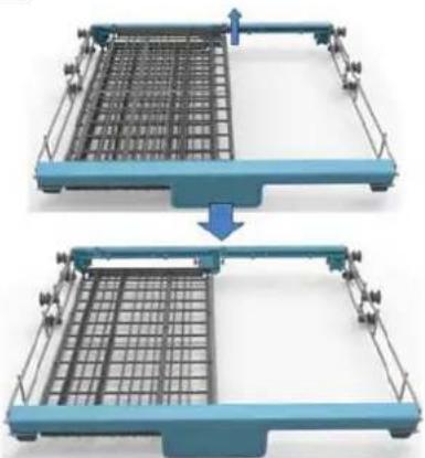 Orima OR 12-225 BG - Cutlery basket could be have 5 positions: - 5
