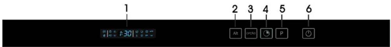 1 2 3 4 5 6 Alt Open Timer P OK