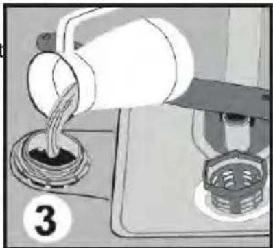 NORDMENDE DW63WH - Fill the salt compartment with water at first use only. - 1