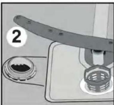 NORDMENDE DW63BL - Fill the salt compartment with water at first use only. - 3