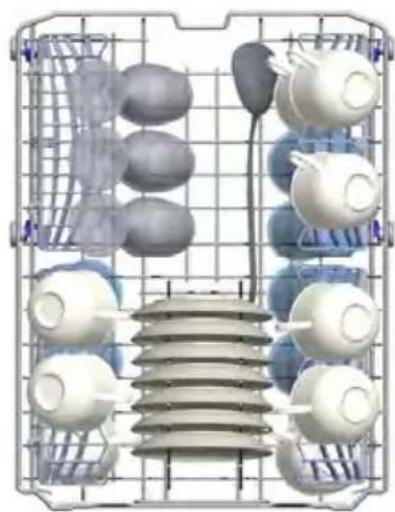 NORDMENDE DW46WH - Top basket - 1