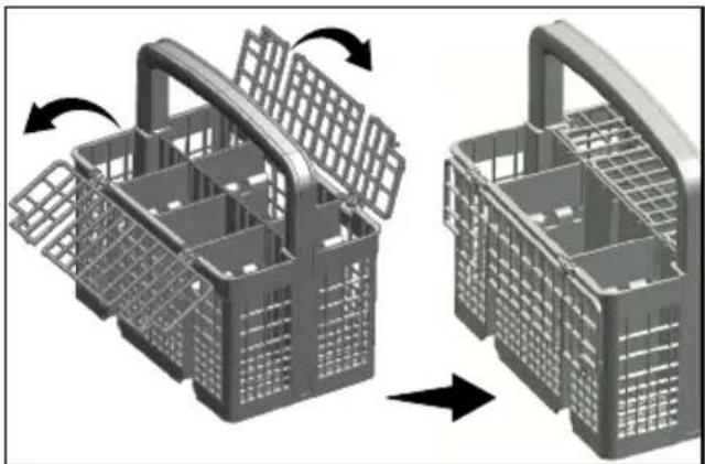Defy DDW 178 - Movable silverware basket (depends on the model) - 2