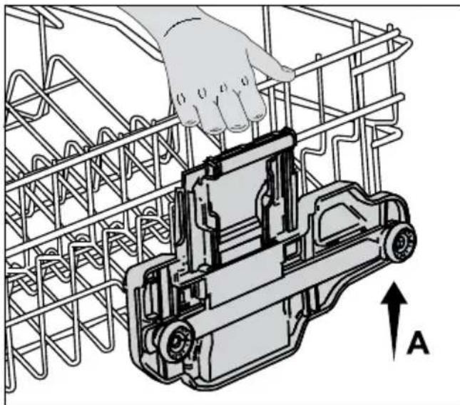 Defy DDW 176 - Adjusting the height of loaded upper basket (depends on the model) - 1