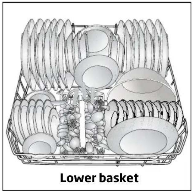Lower basket