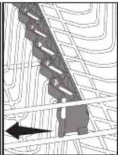 Defy DDW 156 - Folding Plate Support Rods (depending on the model) - 4