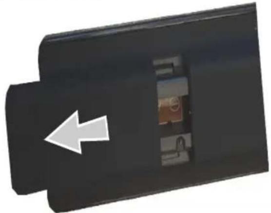 Finlux 40FLHK185B - Sätta in batterier i fjärrkontrollen - 1
