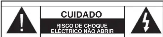 CUIDADO RISCO DE CHOQUE ELECTRICO NÃO ABRIR