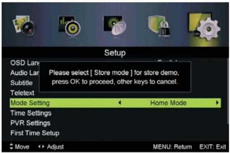 LTC LED-1605 - Inställning (Mode setting) - 1