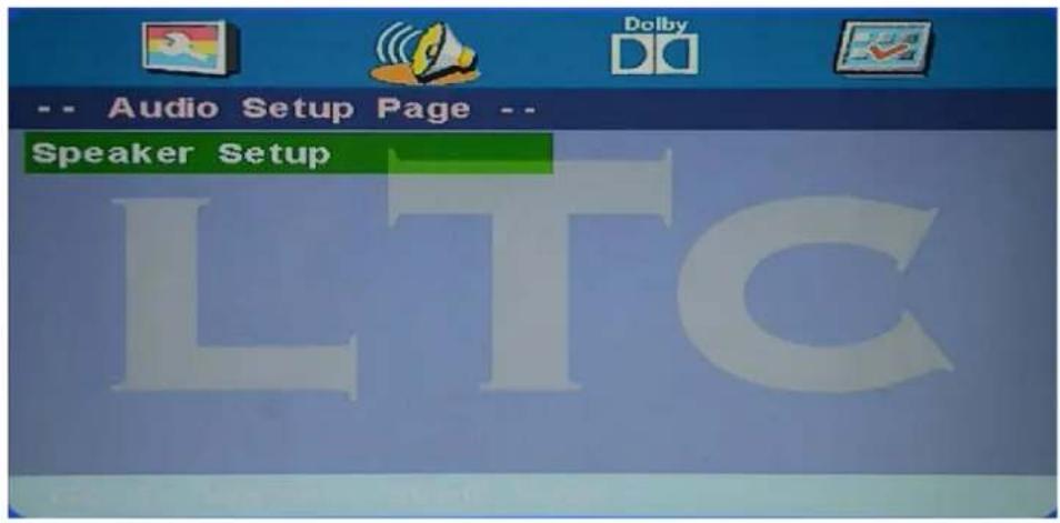 LTC LED-1605 - Högtalarinställning (Speaker Setup) - 1
