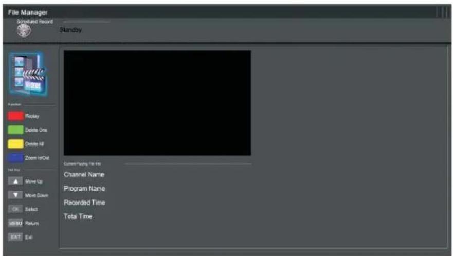 LTC LED-1605 - PVR-inställningar (Personlig videoinspelningsfilsystem) - 2
