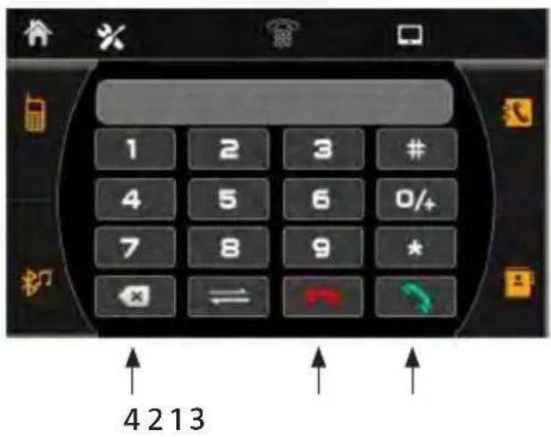 1 2 3 # 4 5 6 0/+ 7 8 9 ★ ← = → ↑ 4 2 13