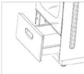 Avanti ER2402CSS - REMOVABLE STORAGE DRAWER - 1