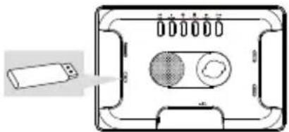 Logik PF-A720CE - Inserting USB drive - 1